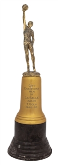 1949-50 City Champions Men of La Salle Award Presented To Tom Gola